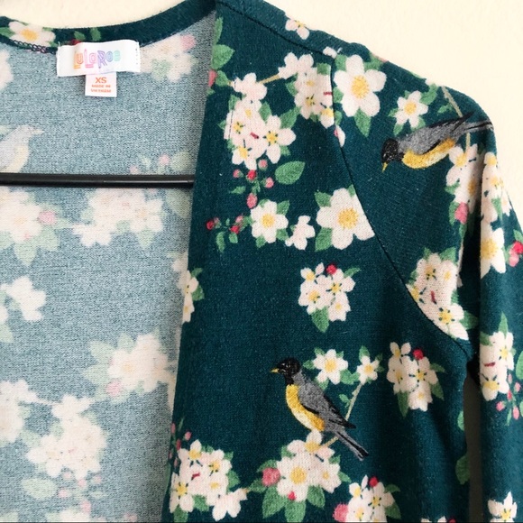LuLaRoe Robin/Bird Print Duster - Picture 2 of 8
